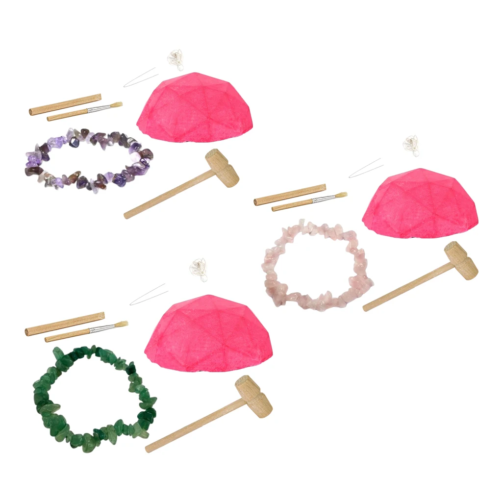 

Science Rocks Gem Digging Kits DIY Model Toys Birthday Gift for Boys Girls