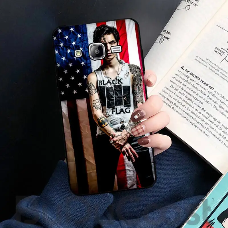Hrmes Andy Biersack Veil Brides BVB Soft Rubber Phone Cover For Samsung Galaxy J7 J6 J8 J4 J4Plus DUO J7NEO J2 Prime | Мобильные