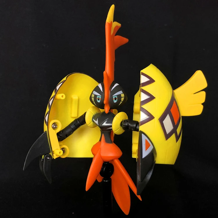 TOMY подлинный Аниме Покемон цветная коробка упаковка SUN &amp MOON Tapu Koko MEGA Elf Кукла