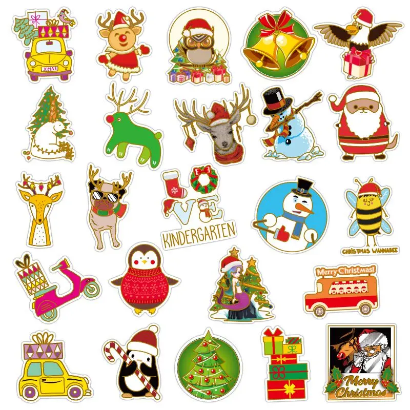 50 шт. рождественские граффити в эстетическом стиле | Игрушки и хобби