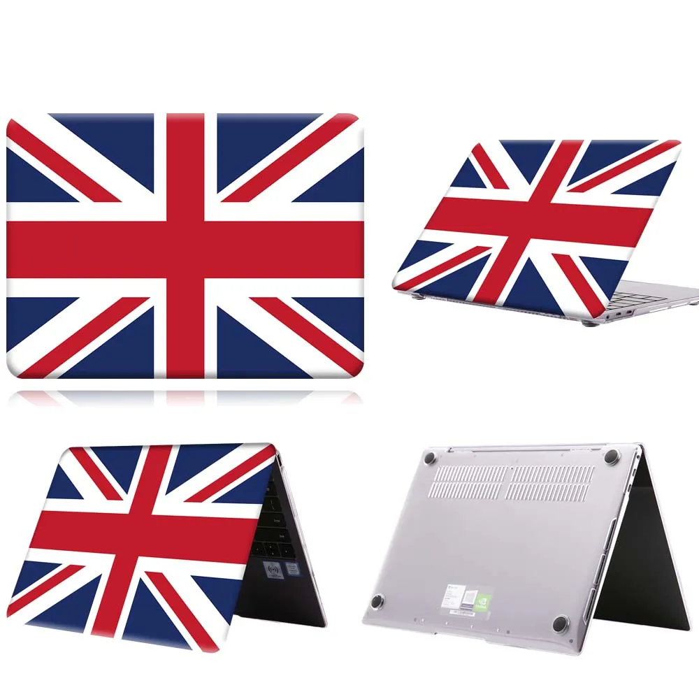 

British Flag Pattern Anti-slip Laptop Case For MateBook 13/13 AMD Ryzen/14/D14/D15/X 2020/X Pro/Pro 16.1/Honor MagicBook 14/15