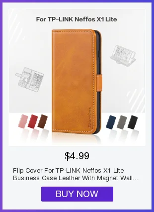 Кожаный чехол для TP-Link Neffos X1 Lite бизнес-чехол для телефона для TP-Link Neffos X1 Lite флип-чехол-книжка Мягкий силиконовый чехол