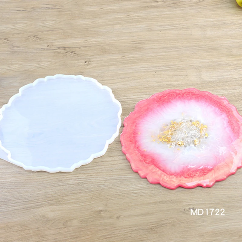 Поднос для чая ассиметричный силиконовая форма сделай сам поделок из эпоксидной