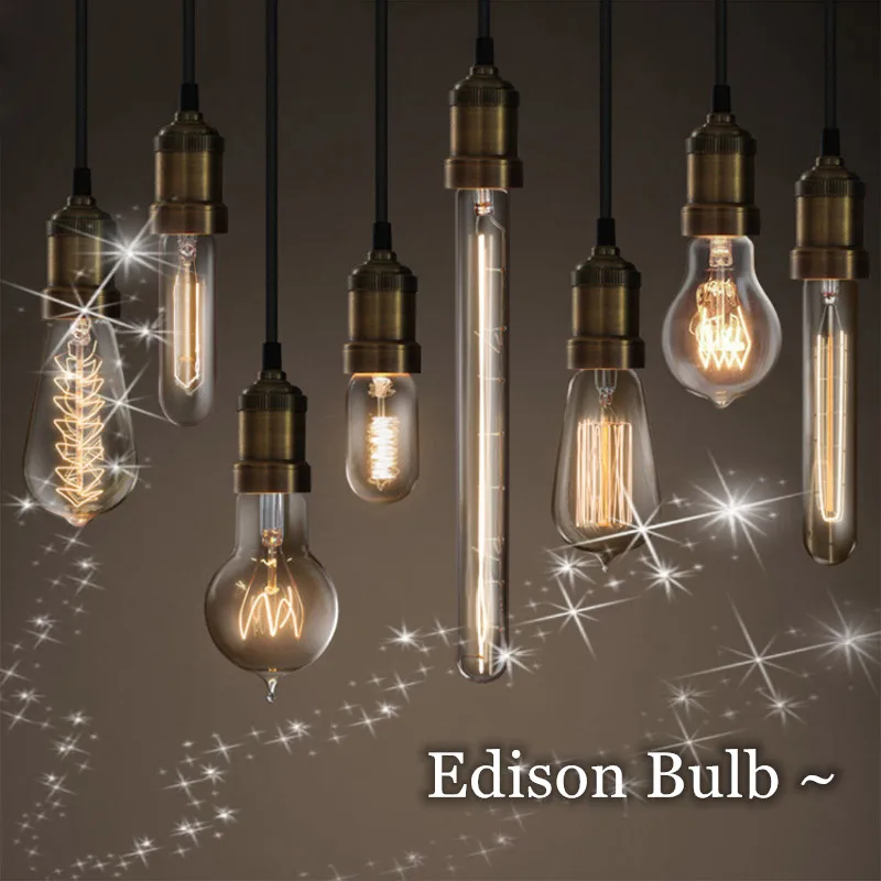 

G95 E27 Vintage Edison Bulb Retro Lampada 40W Ampoule Incandescent Bulb Copper Wire Coffee House Study Decorative Lighting