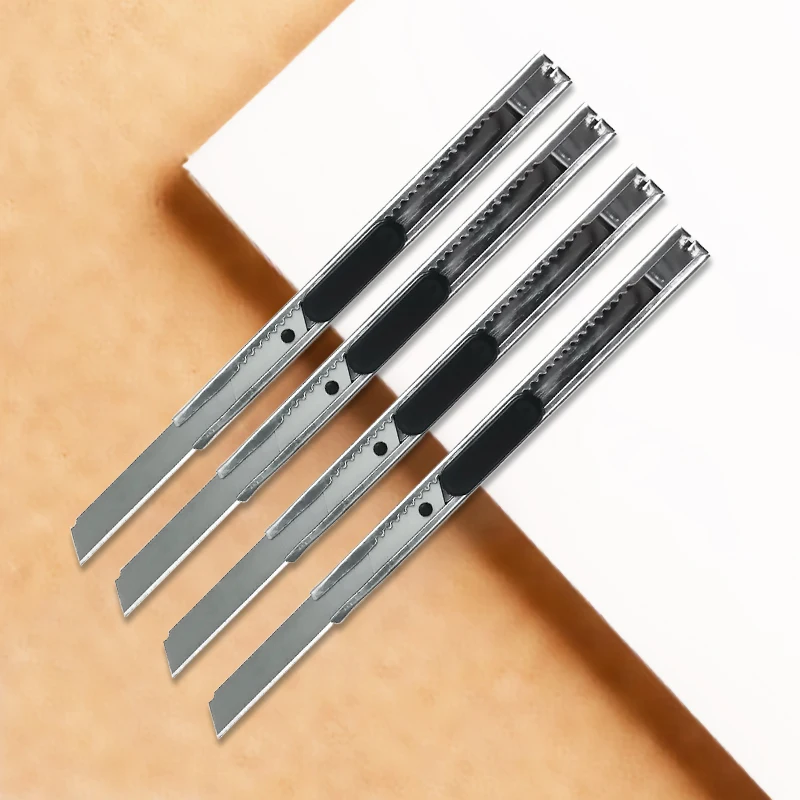 Канцелярский нож из нержавеющей стали для письма бумажный инструмент офисный