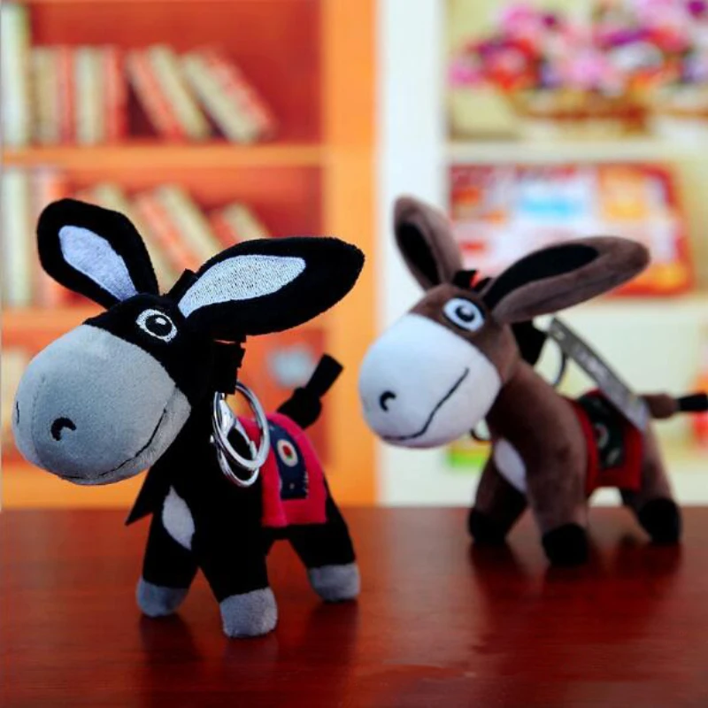 1 шт. ароматизированный Симпатичный плюшевый Ослик подвеска в виде животных