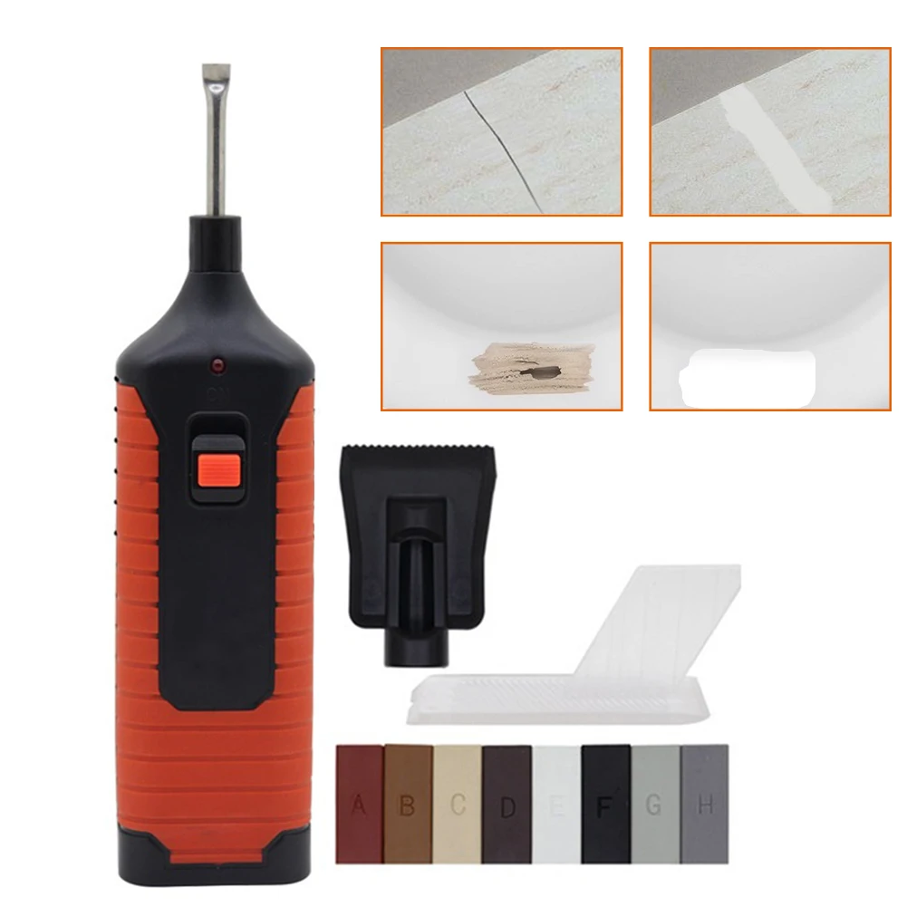 

Scratches Mending Tool Set Professional Manual For Floor Repair Chips Furniture Wall Tiles Easy Use Wax System Maintenance