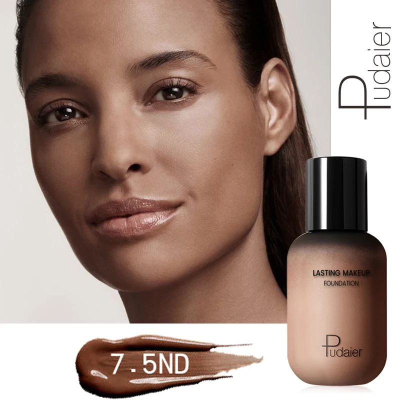 40 мл Pudaier Жидкая основа для макияжа темного цвета сокрытия полное покрытие