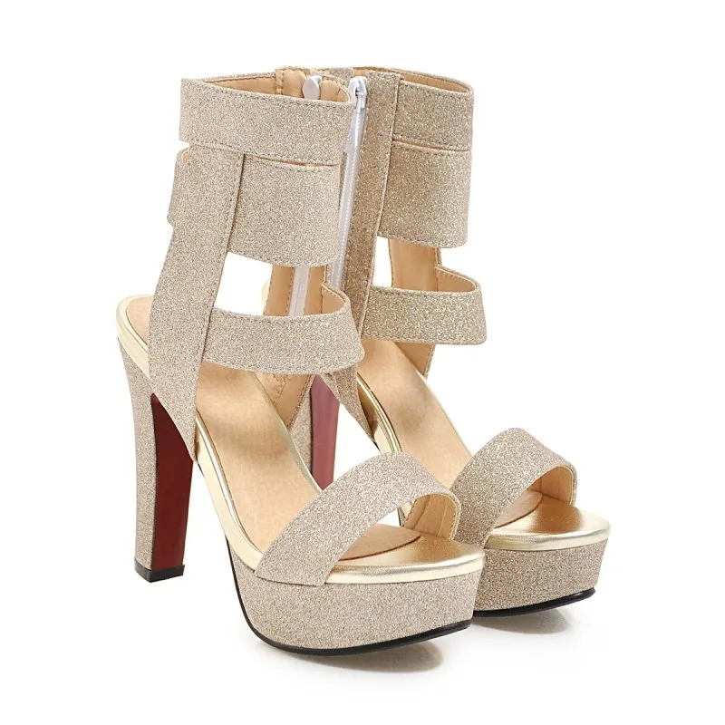 Женские летние сандалии на платформе большие размеры 9 10 11 17 женская обувь