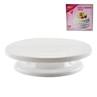 10 8inch pastry turntable cake stand anti skid rotating plate cake turntable cake decorating tools pastry and bakery accessories