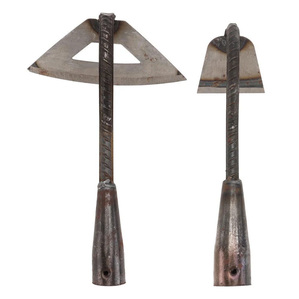 

2Pcs Gardening Outdoor Hoes Farm Tools Agriculture Hoes Plow Tool Hoes (Gray)