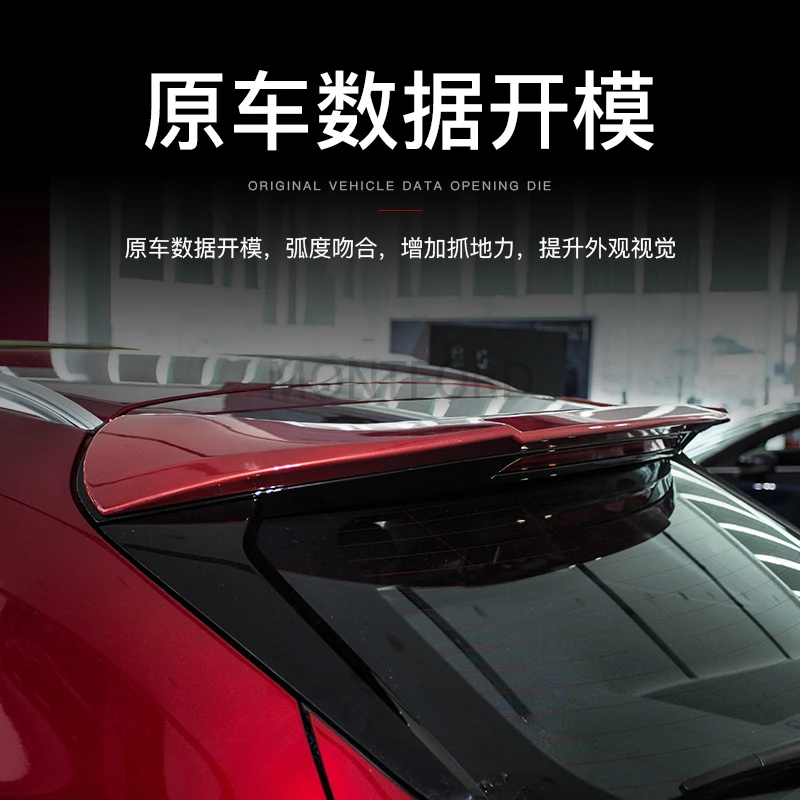 

For 2019 2020 Mazda CX-30 roof Sport Spoiler High Quality ABS Material Car Resr Wing Lip Spoiler By Primer Color