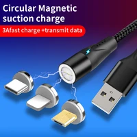 sindvor magnetic charge usb type c micro usb cable magnet cable wire for iphone huawei xiaomi redmi note 7 cell phone cord wire