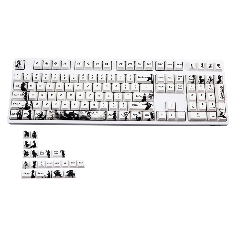 Knight Errant Keycap Tinta Keycaps 5-superfícies Corante Sub Teclado Mecânico P9ye