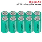 SC батарея sc 1,2 в 101520 шт. 3800 мАч Sub C Ni-Cd перезаряжаемая батарея с Tab power tool NiCd SUBC БАТАРЕИ ОТВЕРТКА