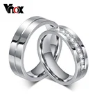 Обручальное кольцо для мужчин и женщин, нержавеющая сталь 316l