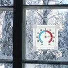 Пластиковый термометр высокой точности для измерения температуры, для использования в помещении и на улице, для сада, дома, кухни, дисковый Градуированный измеритель
