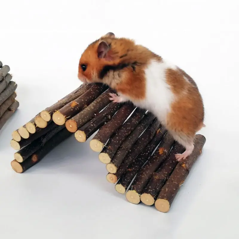 Деревянный мост арки дом для поиска хомяков туннель домашних животных морская