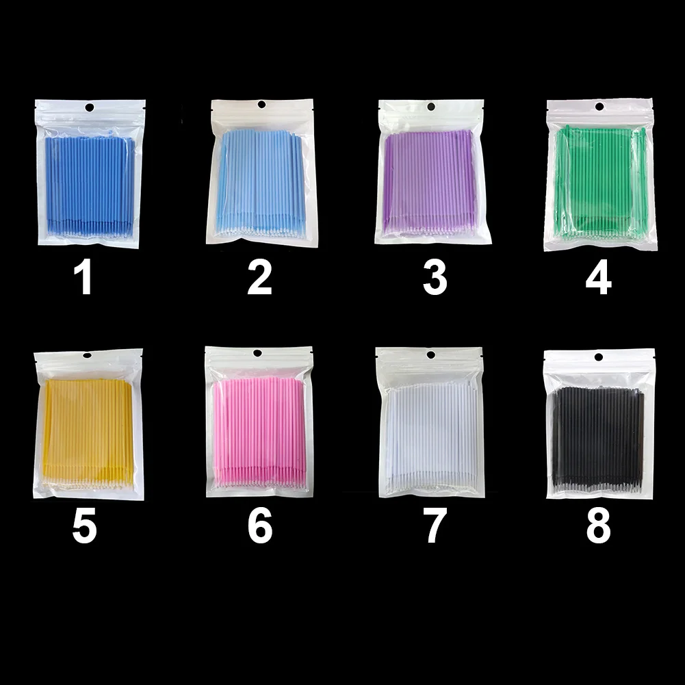 100 шт./лот инструмент для макияжа косметическая тушь ресниц палочка чистки