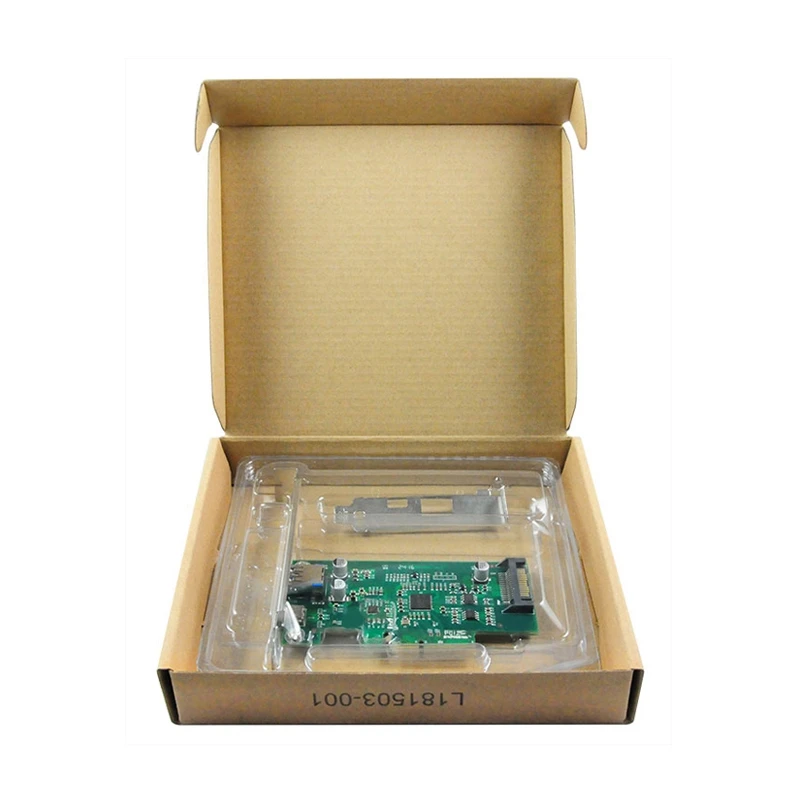 

PCIe to USB3.1 Expansion Card PCI-E Extender TypeA+TypeC Drive Free Support Hot Swappable for ASM1142 Chip