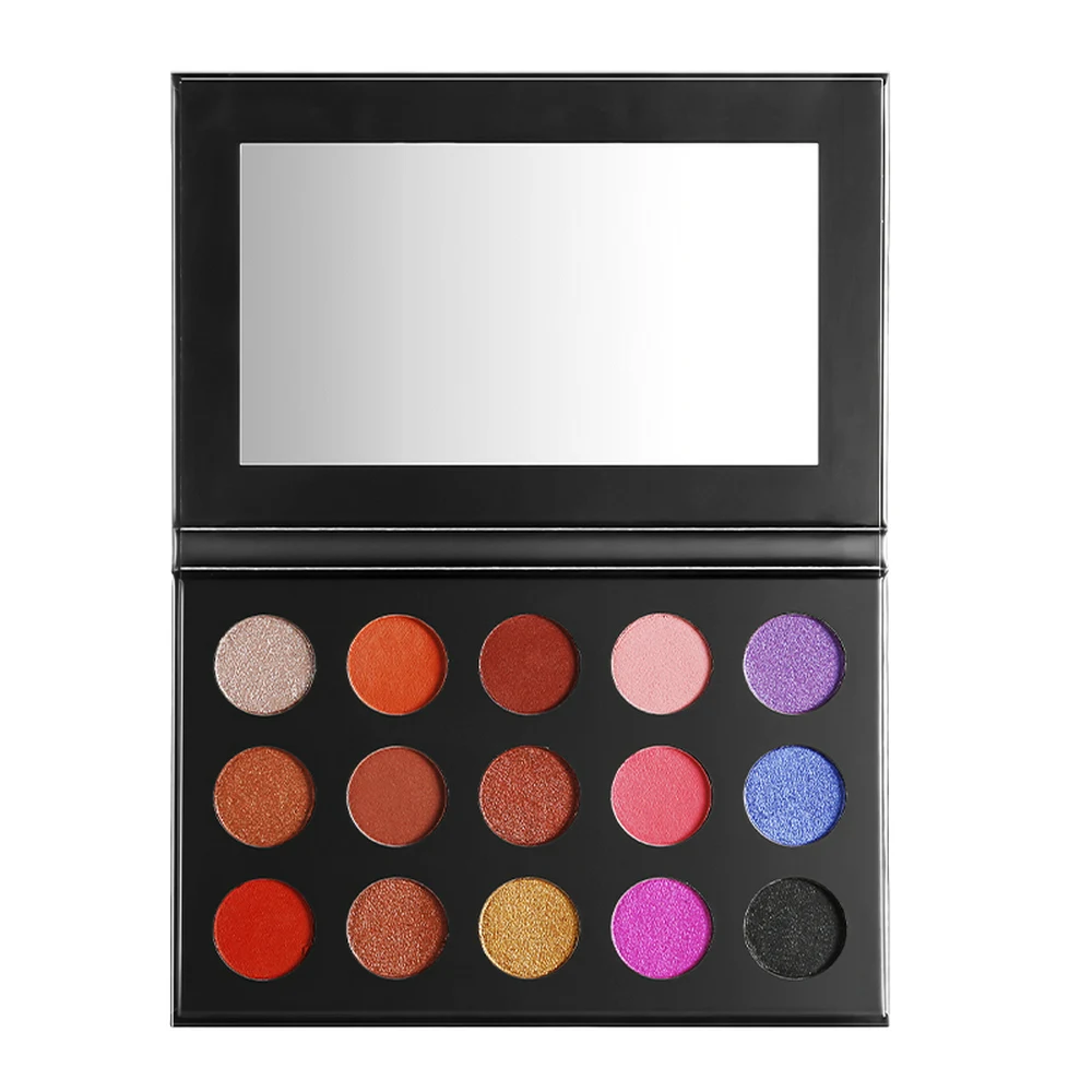 15 Colors New Eyeshadow Palette Wet Powder Easy Makeup Private Customization Colorful Eye Shadow Palette