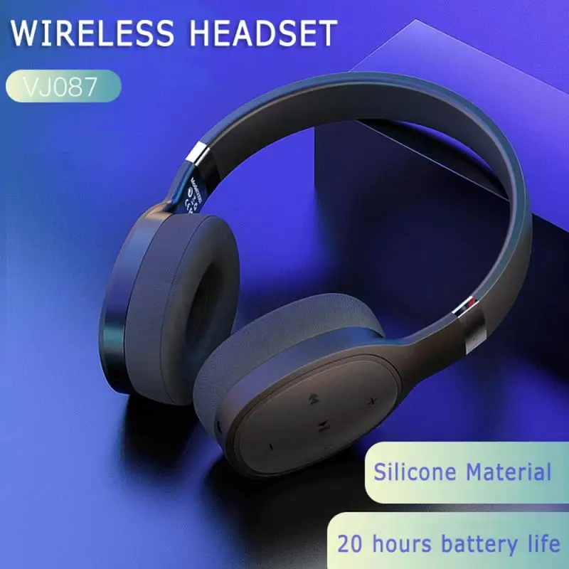 Bluetooth 5.0 Headphones Headset Fashionable Wireless Stereo HIFI Headphones For Phones PC And Music Support 3.5mm Audio