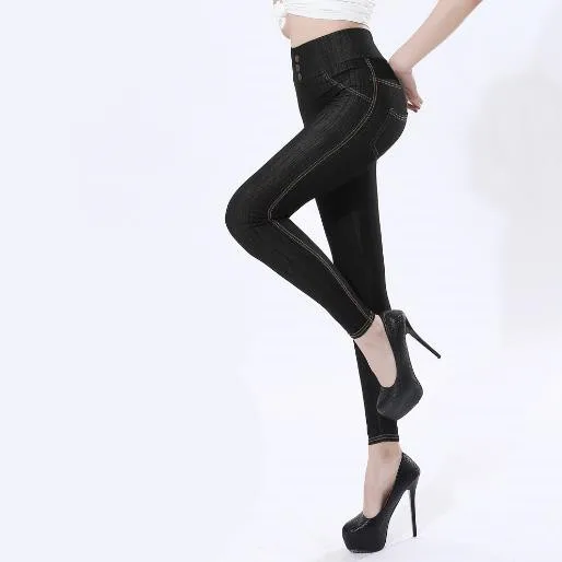 Женские брюки-карандаш элегантные эластичные брюки с высокой талией на осень и