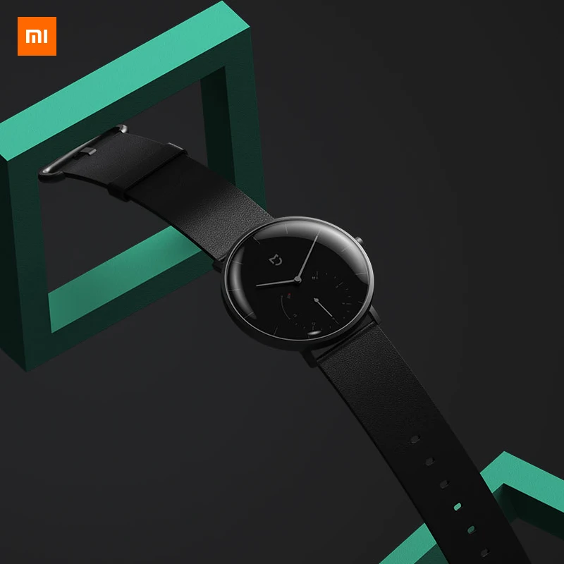 Оригинальные кварцевые часы Xiaomi Mijia с двойным циферблатом и будильником