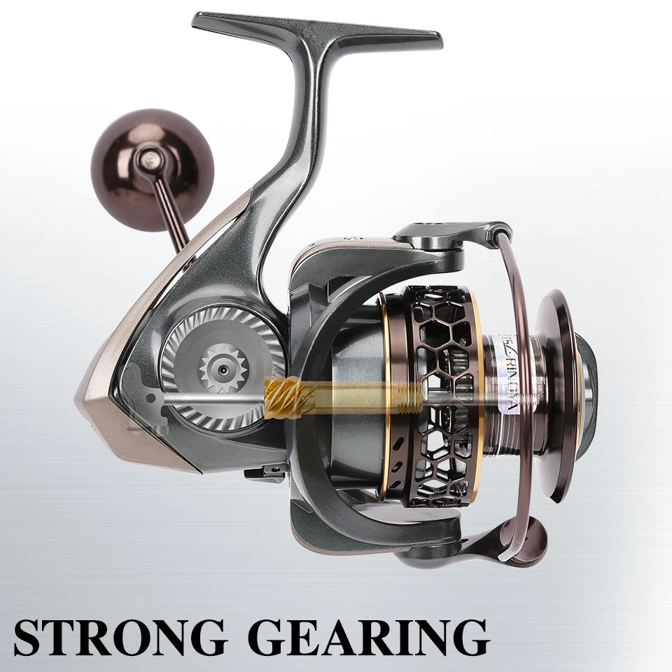 TSURINOYA для рыбалки катушка Jaguar 4000 5000 двойной катушки карп рыбалка 9 + 1BB 5 2: 1