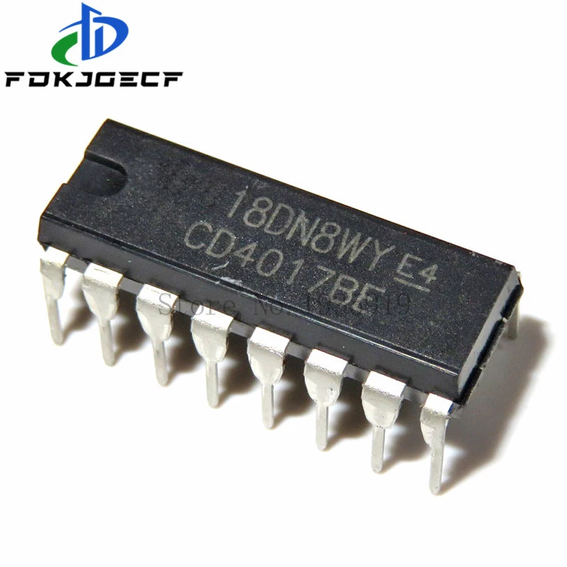10 шт./лот CD4017 CD4017B DIP-16 CD4017BE DIP 4017 IC новый оригинальный