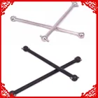 2 шт. 86 мм83 мм Приводной вал Dogbone стальной Серебряный Железный черный для 110 Rc автомобиля Hpi Bullet 3,0 Flux MtSt BMT0019 101235 приводной вал