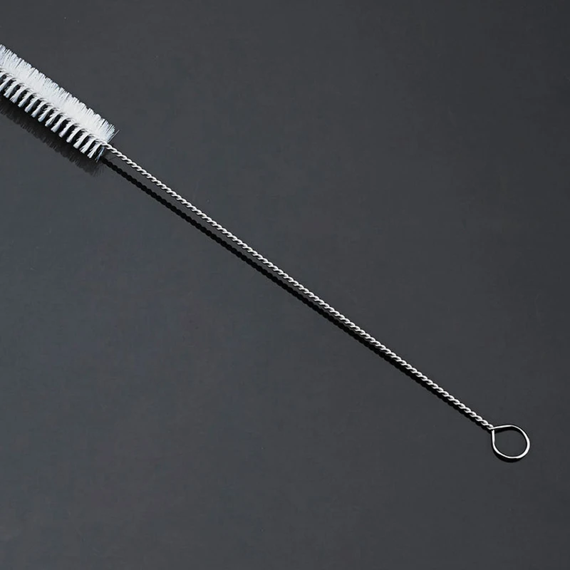 

Drinking Straw Cleaning Brush Kit - 2 Pcs Small With 2 Pcs Large - Nylon And Stainless Steel (2 Small + 2 Large)