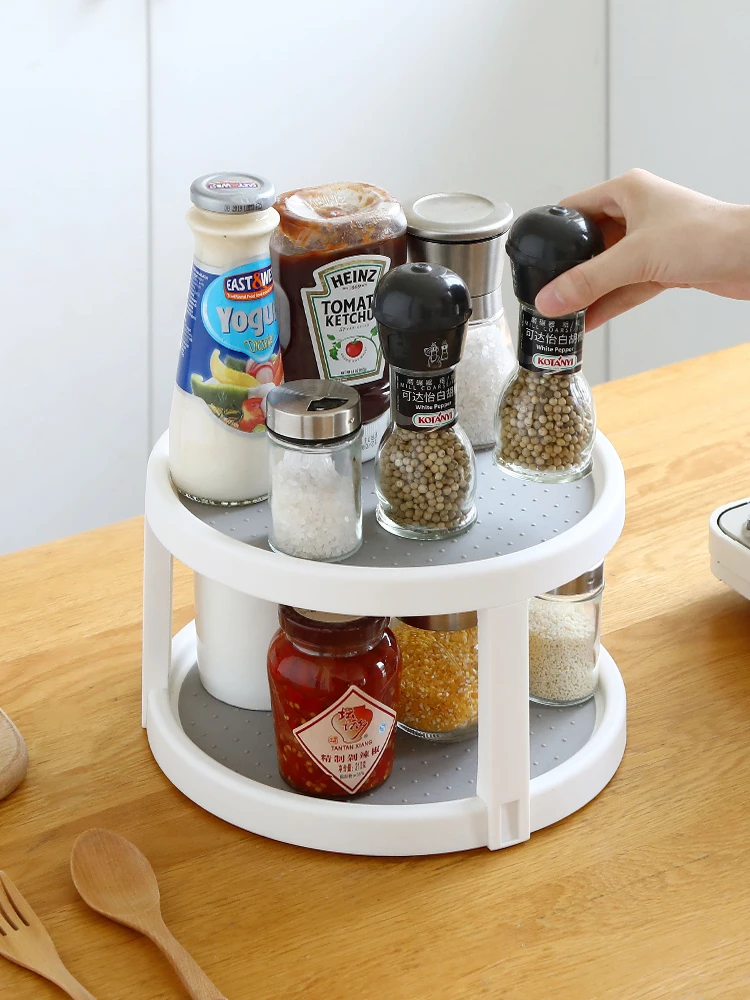 

Kitchen storage rack Seasoning jar storage rack Multifunctional non-slip storage rack corner shelf