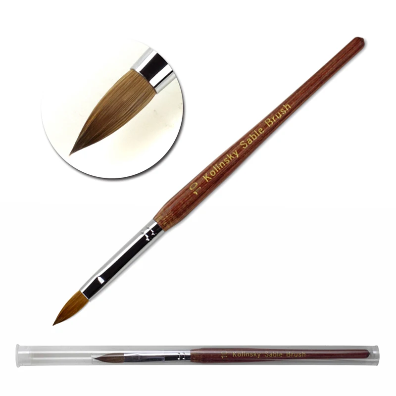 Деревянная ручка нейлоновые волосы Краски профессиональных кистей для масла