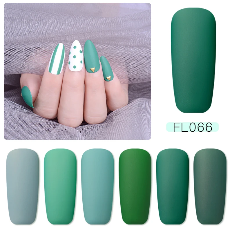 Цветной Гель-лак FOUR LILY 5 мл серия Green отмачиваемый УФ-Гель-лак для нейл-арта лак