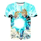 Детская одежда, футболка с драконическим жемчугом, летняя дышащая детская одежда для мальчиков и девочек, модная мультяшная 3D-анимация с коротким рукавом