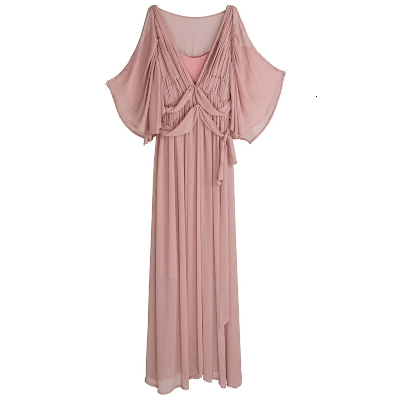 Винтажное платье, ночная рубашка, одежда для сна, платье богини, сплошной цвет