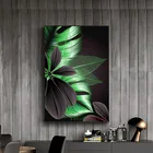 Алмазная живопись 5D с красными, зелеными, синими листьями растений, Современное украшение для дома, стразы с вышивкой, абстрактное настенное искусство в скандинавском стиле