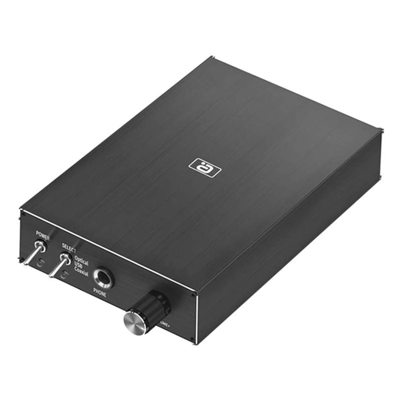 DA580 HiFi Digital Audio Decoder DAC Headphone Amplifier 24Bit 96KHz Input USB/Coaxial/Optical Output RCA Amp | Электроника