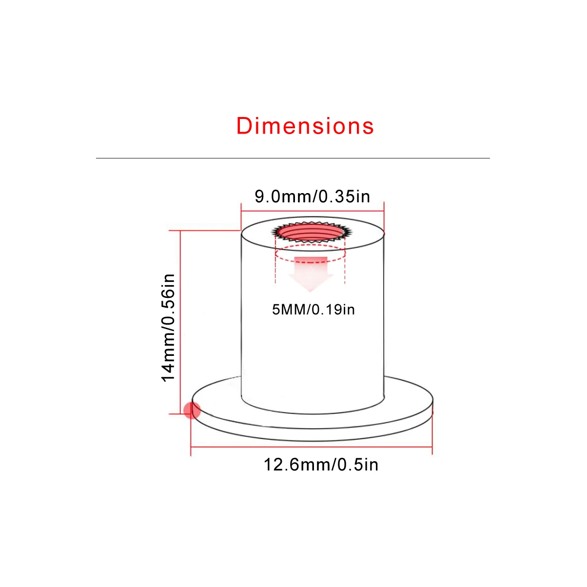 

Universal M5 Motorcycle Windscreen Windshield Fairing Well Rubber Nuts Screw Bolt Blind Fastener Fishing Kayak Boat Marine Canoe