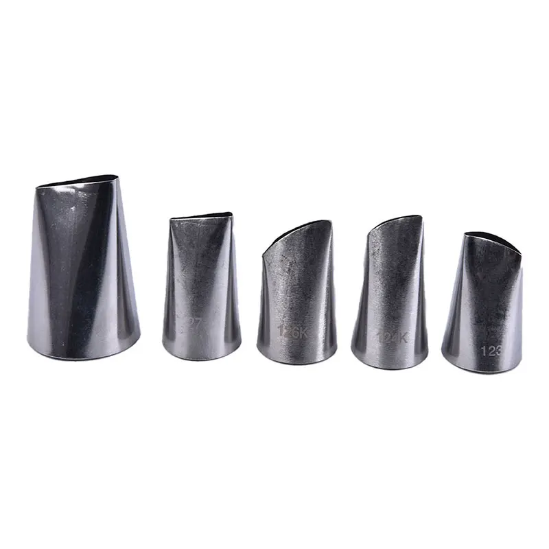 3/5 шт Нержавеющая сталь ремесло с цветочным принтом розы глазури трубопроводов