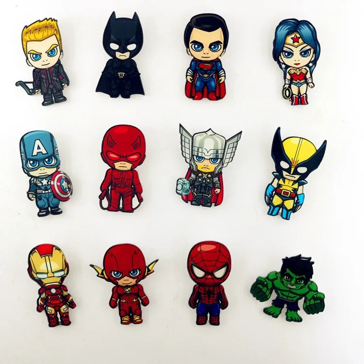 Значки Marvel брошь «Мститель» шпильки Тор Pin фильм завершающей ювелирные Железный человек Капитан Америка "Человек-паук" броши для Для женщин Для мужчин подарок