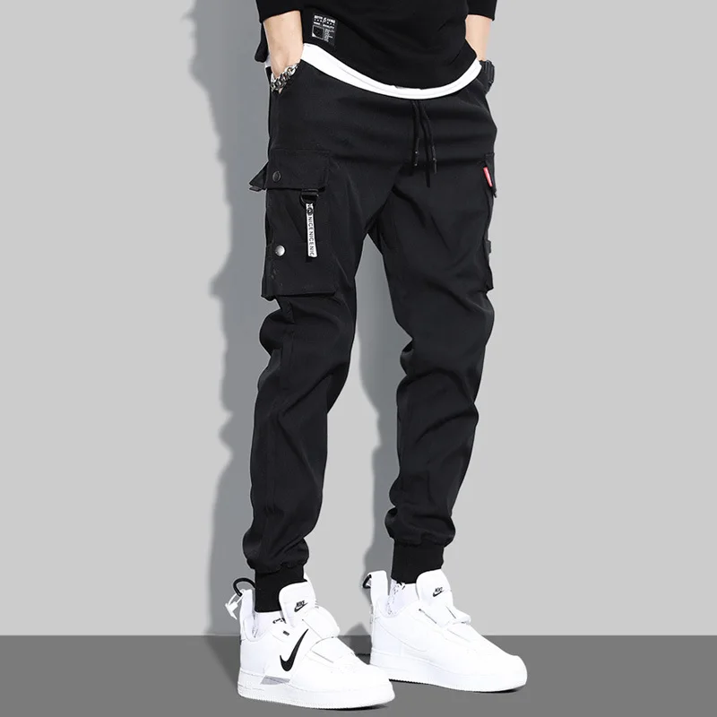 

2021 Fashion Casual Streetwaer Jogging Pants Men Harajuku Hip Hop Harem Pants for Male Korean Clothes Punk Tracksuit Trousers