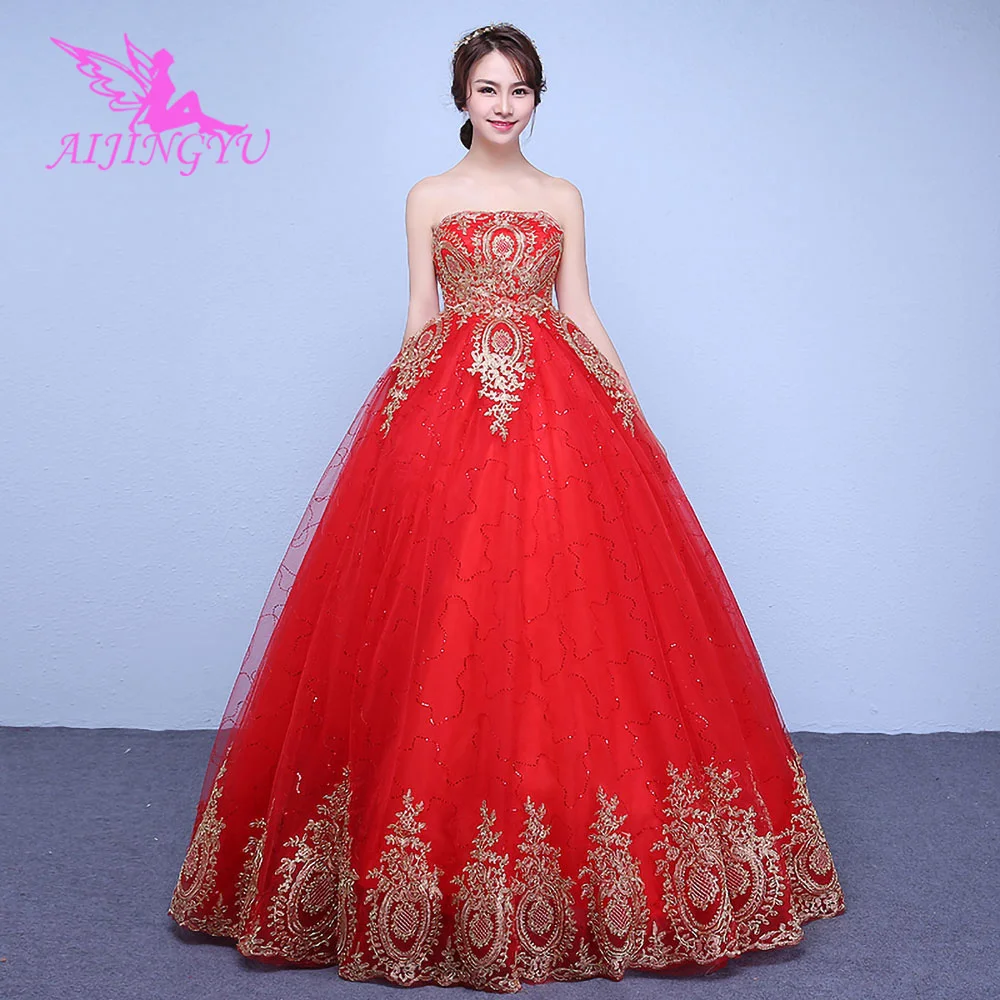 Фото Платье AIJINGYU роскошный Интернет-магазин женских свадебных платьев короткие