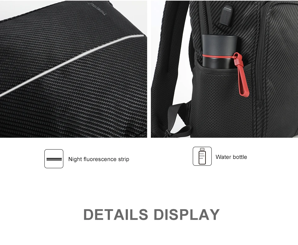 Tigernu New Classic Backpack Men High Quality Waterproof 15.6 inch Anti theft Laptop Backpack Fashion With 4.0 USB Charging