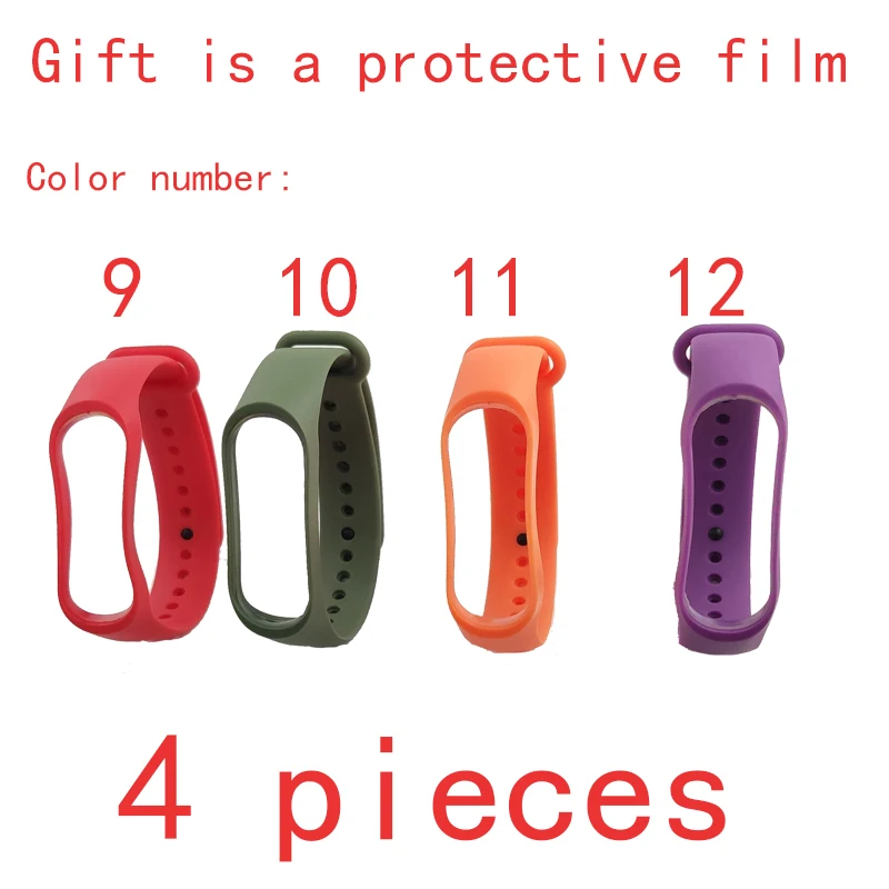 J Для xiaomi mi band 4 ремешок браслет часы силиконовый ремешок для xiaomi mi band 3 браслет mi band 4 NFC анти-потеря ремешок - Цвет: J
