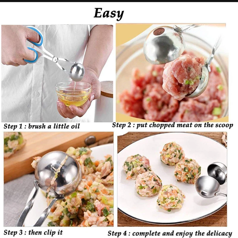 2 шт. антипригарные щипцы для мяса со съемными нескользящими ручками | Дом и сад