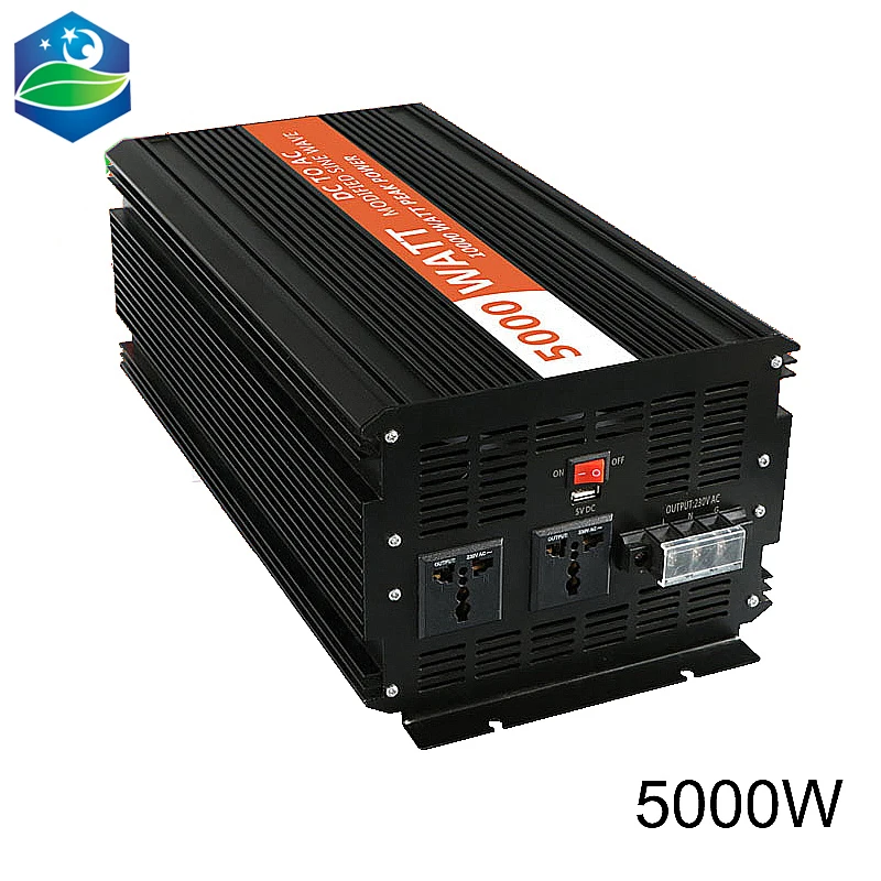 Преобразователь напряжения 5000 Вт в 220 В модифицированный синусоидальный