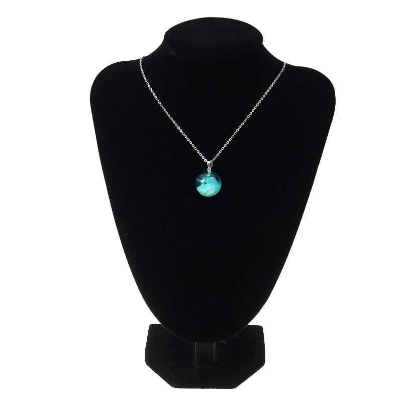 Ожерелье с подвеской в виде шара из смолы облаками и орлом для женщин девочек