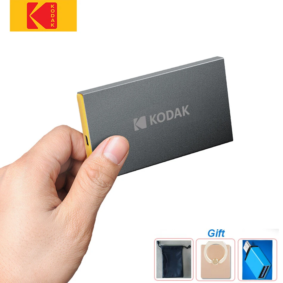 KODAK External SSD USB 3.1 Gen2 240GB 480GB 960GB Portable Solid State DRIVE 500MB/S Hard Drive for MacBook/Latops/PS4/PS5/TVBox